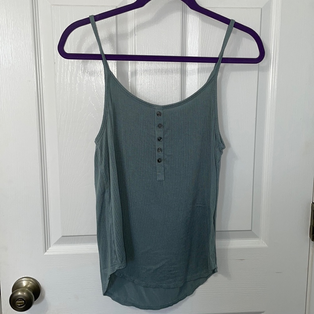 Aeropostale Button Down Tank Top